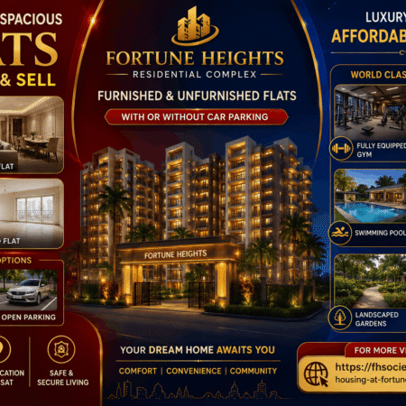 Housing Available: 3BHK Fully Furnished Flat for rent at Fortune Heights, Barasat | Gym, Pool & Clubhouse