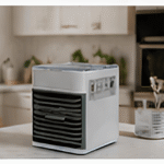 DLS Portable Mini Air Cooler Fan with Water Cooling | Desktop Air Conditioner | Rechargeable Evaporative Air Cooler for Home, Office, Bedroom & Travel