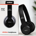 DLS P47 Wireless Bluetooth Headphones 4.2+EDR | Over-Ear Foldable with Deep Bass, FM Radio, TF Card Support | Compatible with all device